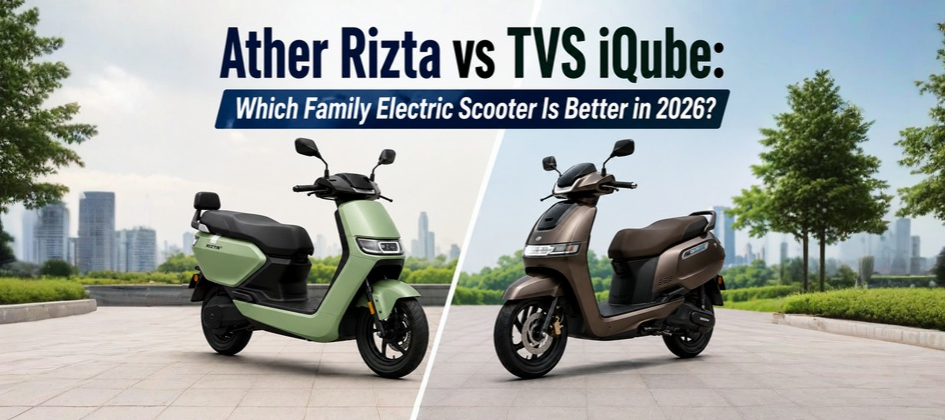 Ather Rizta vs TVS iQube (2026): Price, Range, Features & Which Family Electric Scooter Should You Buy?